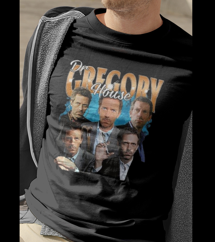 Dr Gregory House Hugh Laurie Collage T-Shirt
