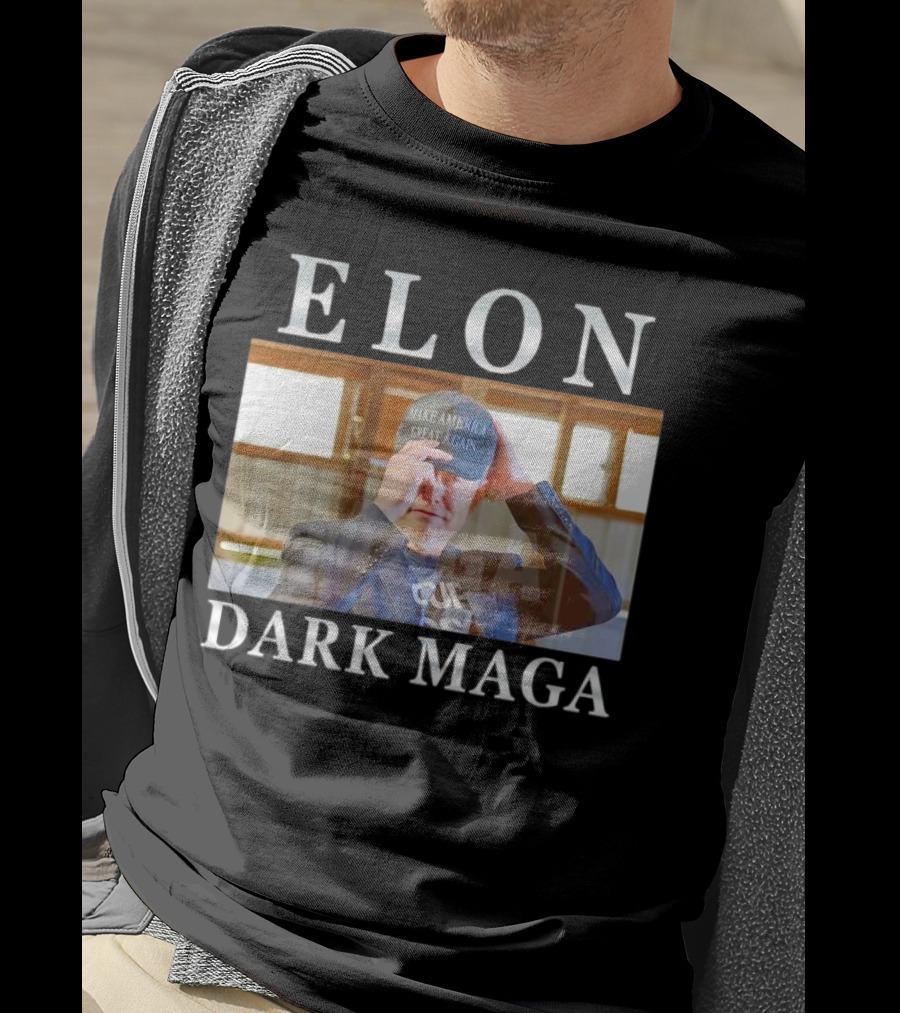 Elon Dark Maga Make America Great Again Hat T-Shirt