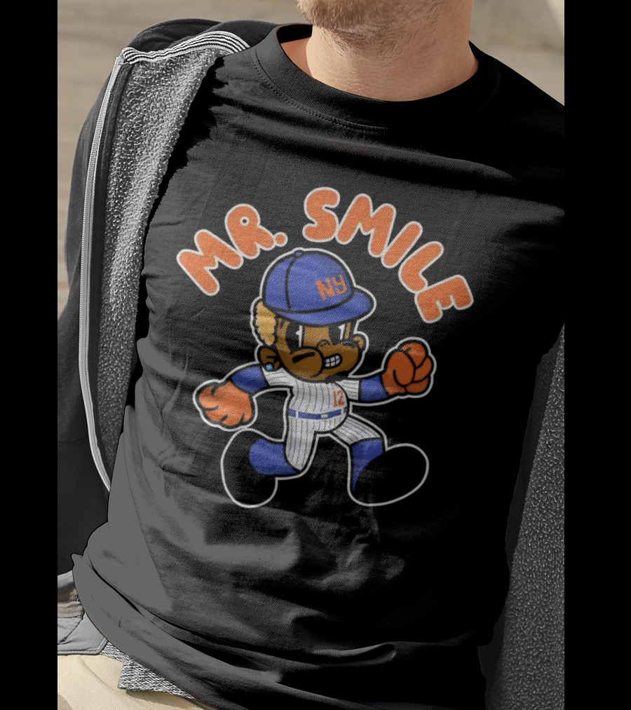 New York Mets Mr. Smile NY 12 T-Shirt