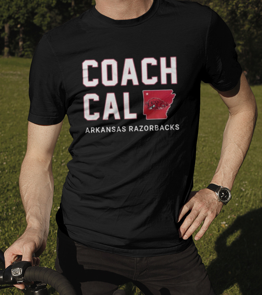 Coach Cal Arkansas Razorbacks Basketball T-Shirt