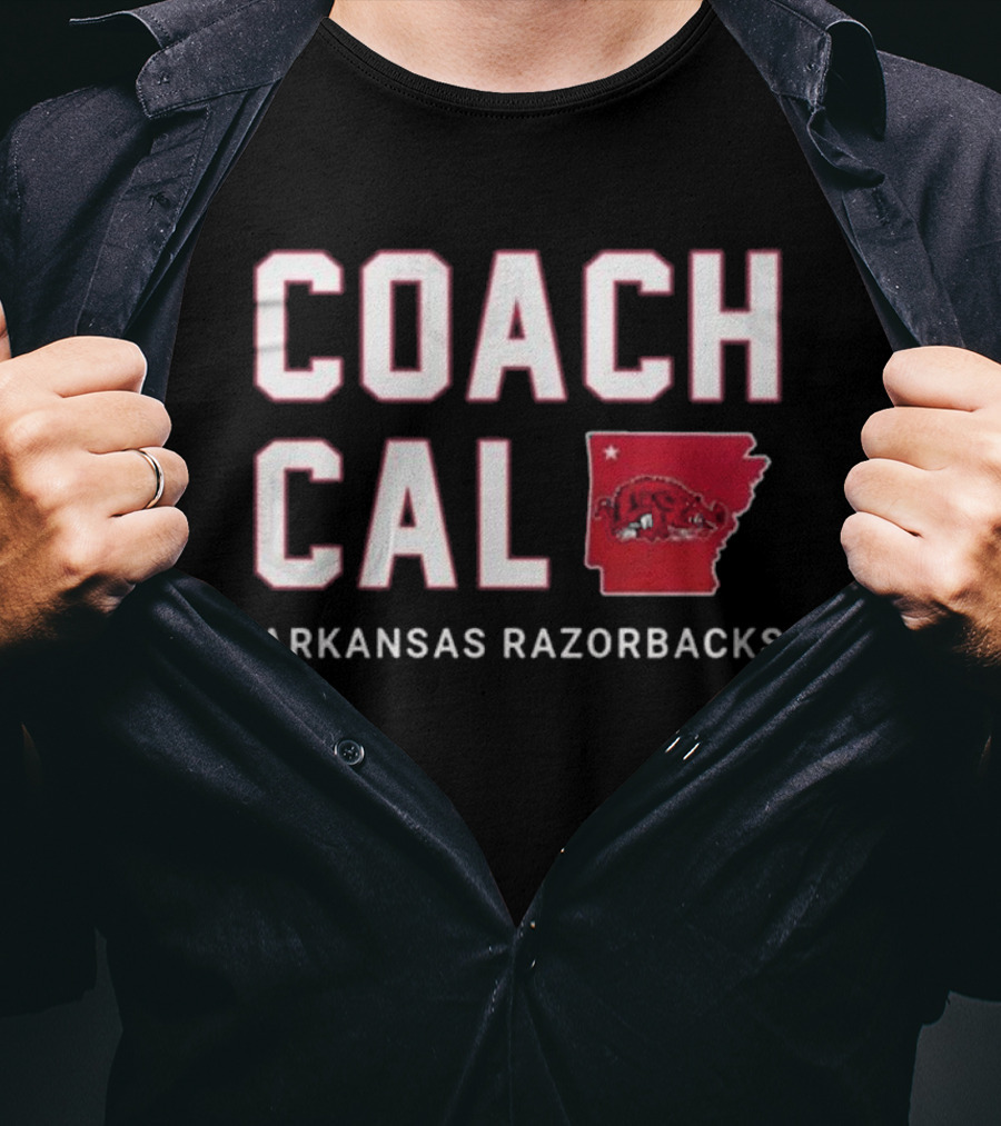 Coach Cal Arkansas Razorbacks Basketball T-Shirt