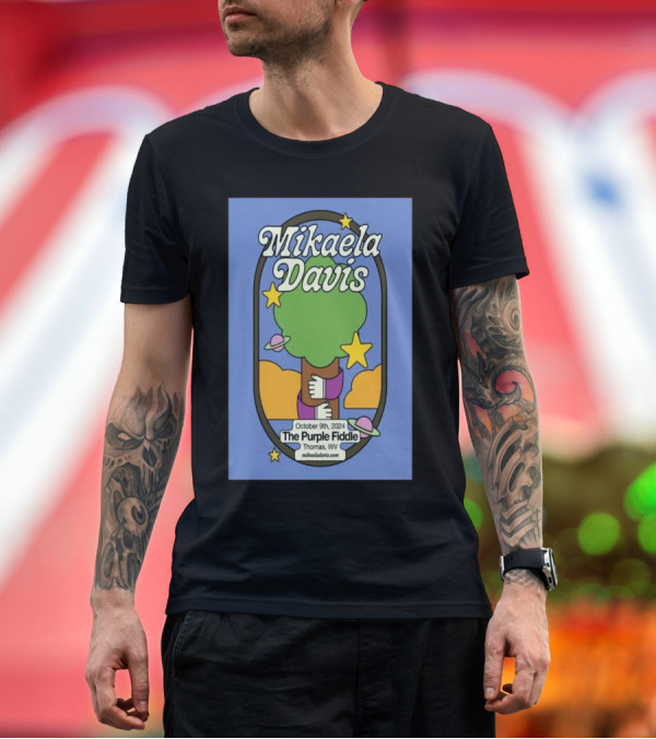 Premium T-Shirt: Mikaela Davis October 9 2024 The Purple Fiddle Thomas WV T-Shirt Mikaela Davis October 9 2024 The Purple Fiddle Thomas WV T-Shirt