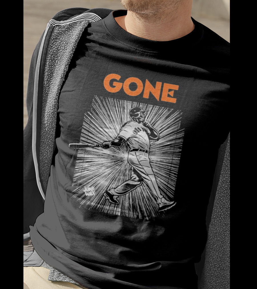 Gone Barry Bonds San Francisco Giants Legend Home Run Swing T-Shirt