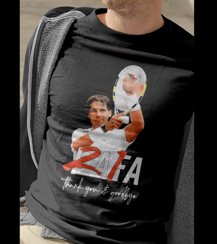 Rafa Nadal Thank You And Goodbye Tennis T-Shirt