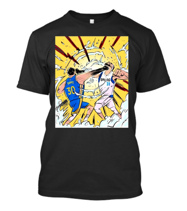 Curry Thompson One Piece Garp Kuzan Showdown T-Shirt