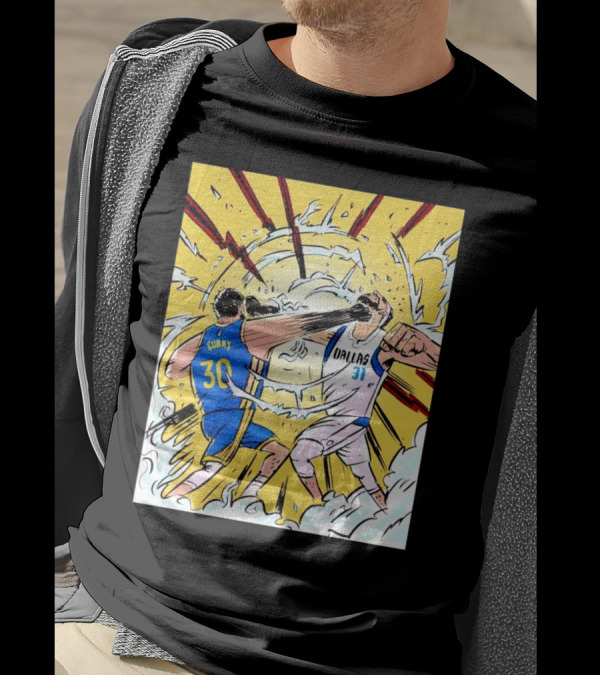 Curry Thompson One Piece Garp Kuzan Showdown T-Shirt