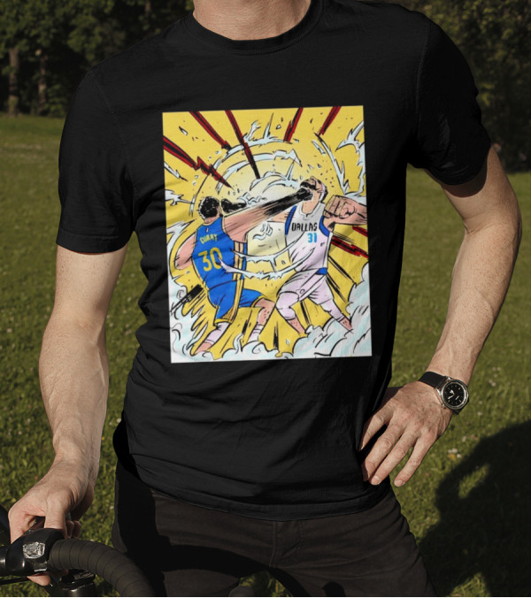 Curry Thompson One Piece Garp Kuzan Showdown T-Shirt