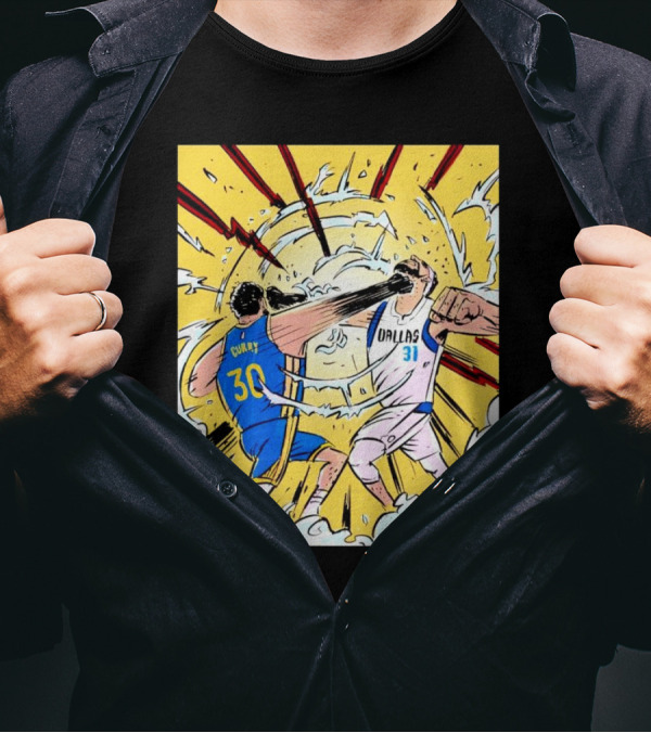 Curry Thompson One Piece Garp Kuzan Showdown T-Shirt