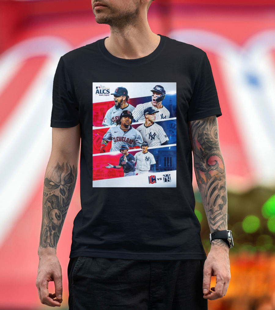 Cleveland Guardians Vs New York Yankees 2024 ALCS Showdown In The Bronx T-Shirt