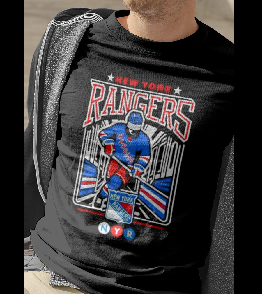 New York Rangers NYR Player Hockey T-Shirt
