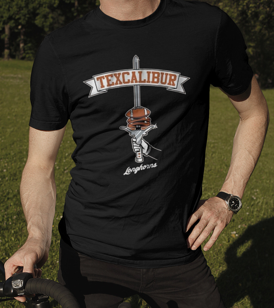 Texcalibur Longhorns Football Sword T-Shirt