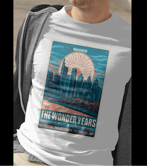 THE WONDER YEARS WITH SPECIAL GUESTS WHEEL OF RARITIES PHILADELPHIA DECEMBER 20 T-Shirt