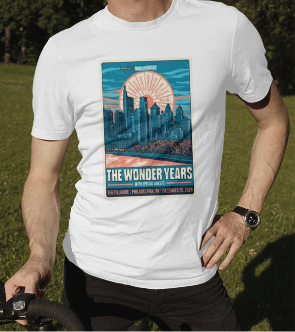 THE WONDER YEARS WITH SPECIAL GUESTS WHEEL OF RARITIES PHILADELPHIA DECEMBER 20 T-Shirt