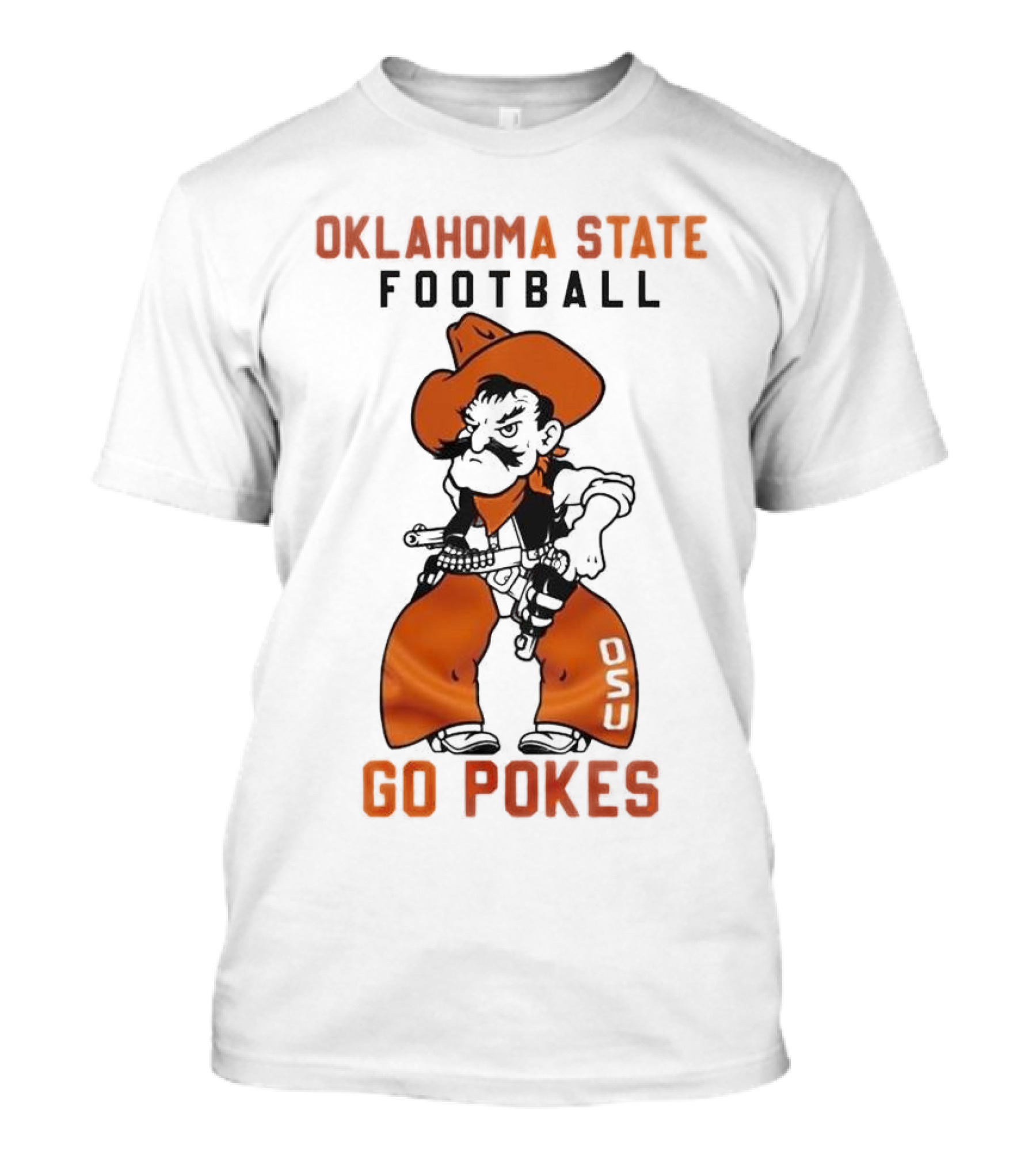 Oklahoma State Football Go Pokes OSU Cowboy T-Shirt