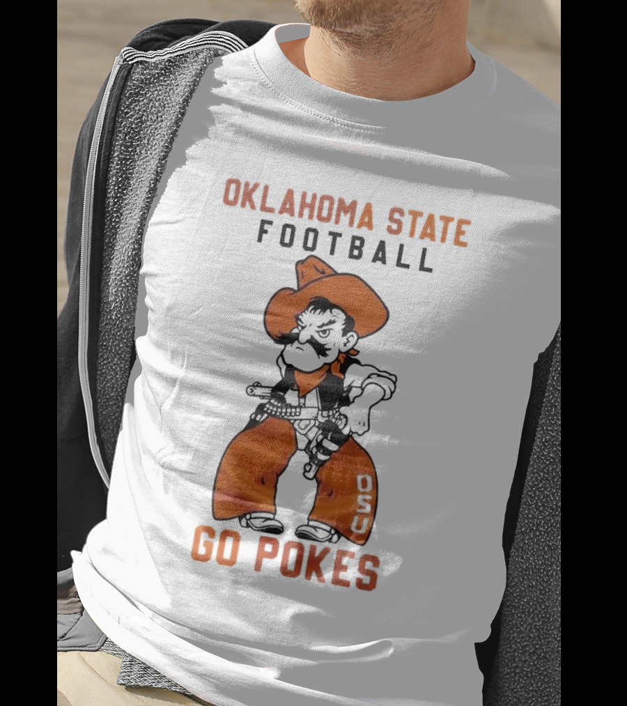 Oklahoma State Football Go Pokes OSU Cowboy T-Shirt