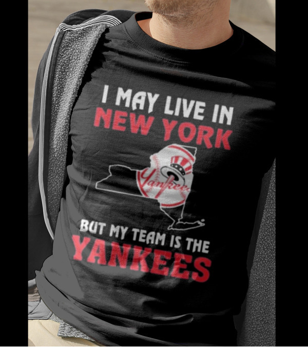 New York Map Design Yankees 2024 Fan T-Shirt