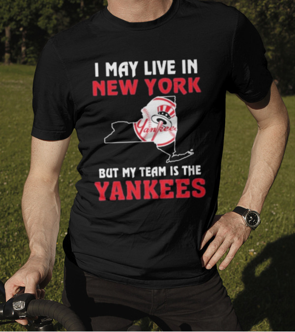 New York Map Design Yankees 2024 Fan T-Shirt
