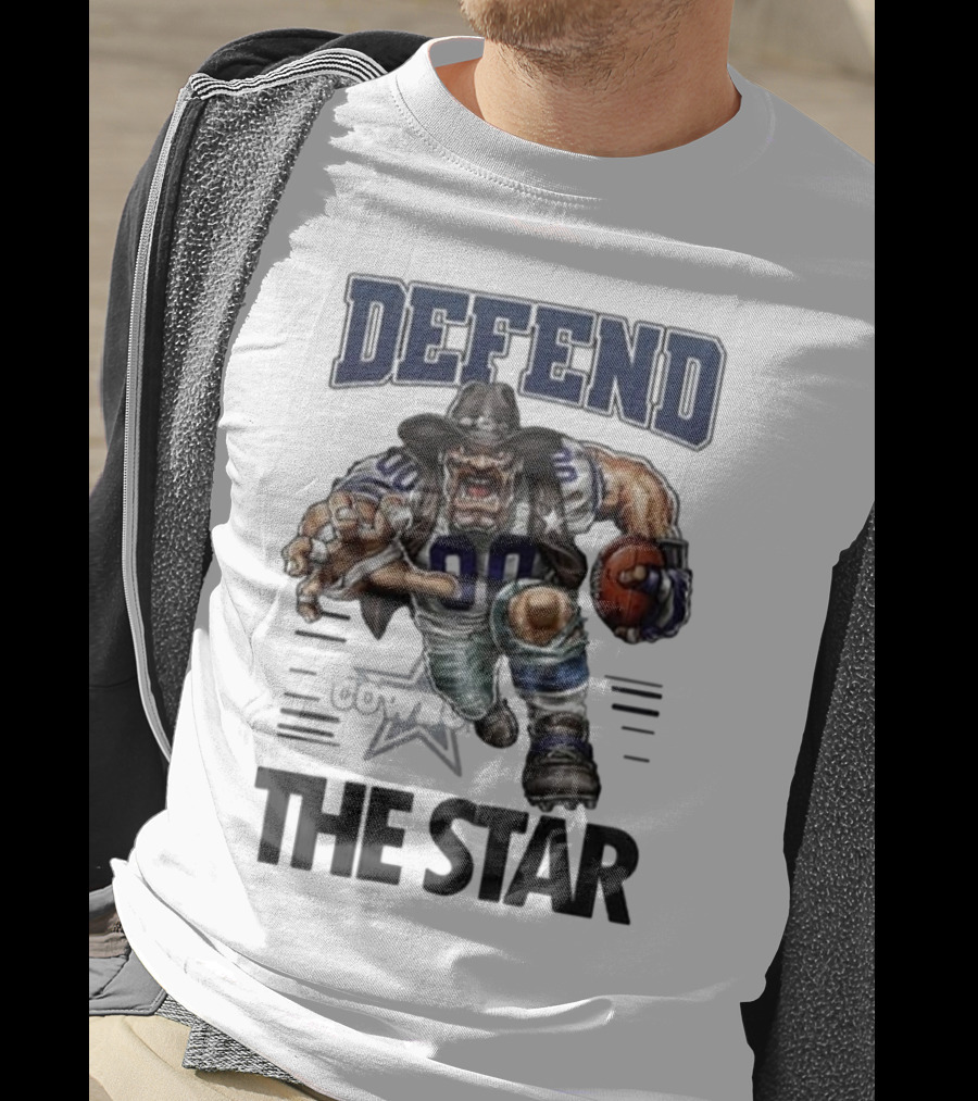Dallas Cowboys Defend The Star Football Warrior T-Shirt