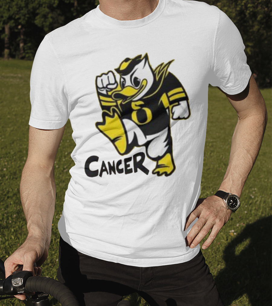 Oregon Ducks Fighting Cancer With Mascot T-Shirt