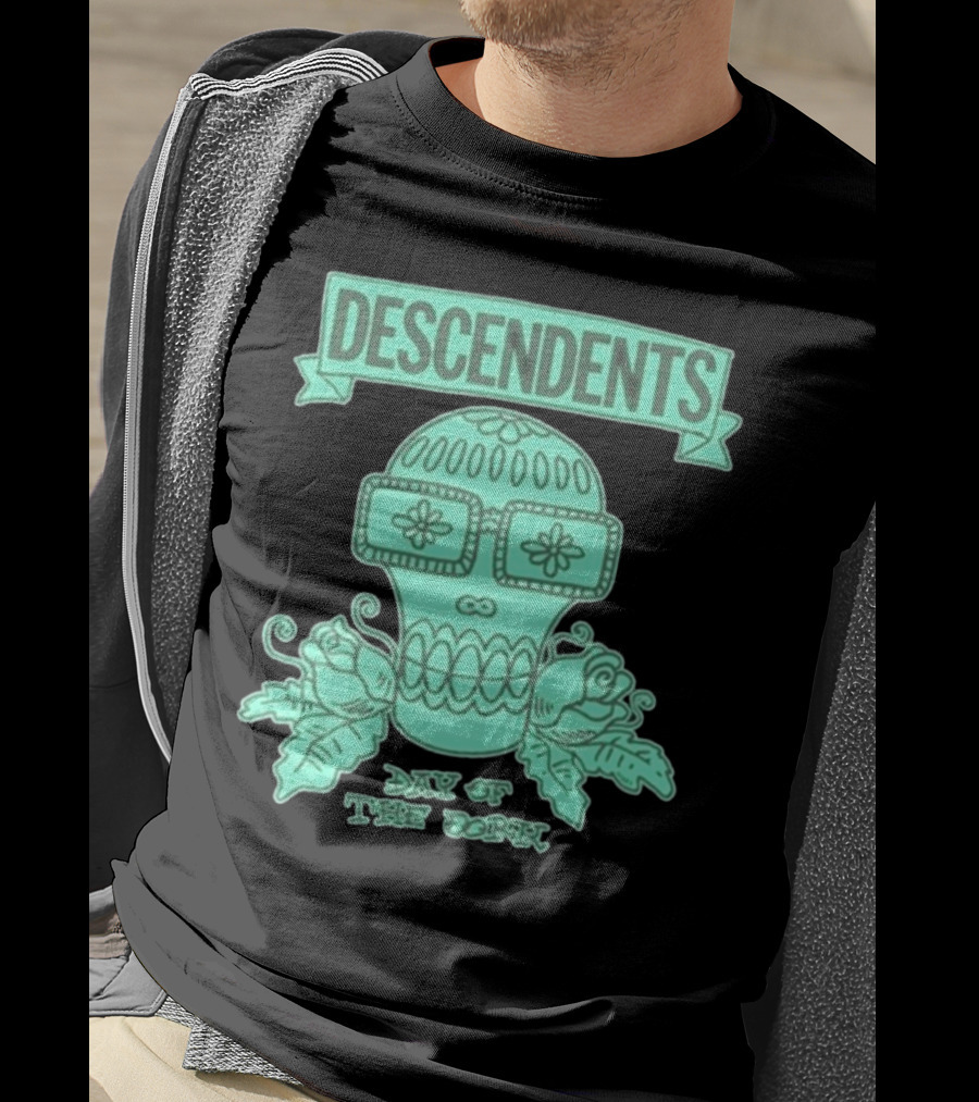 Descendents Day Of The Dork Skull And Roses T-Shirt