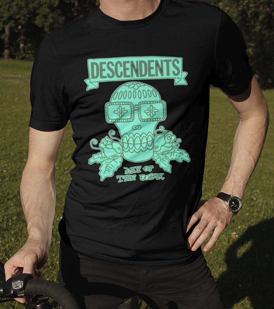 Descendents Day Of The Dork Skull And Roses T-Shirt