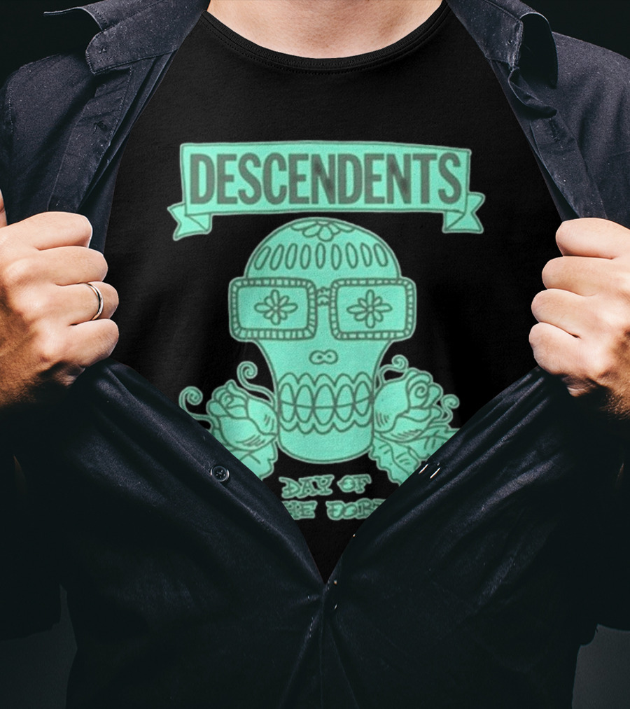 Descendents Day Of The Dork Skull And Roses T-Shirt
