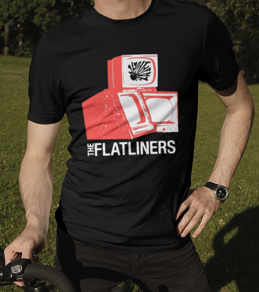 The Flatliners Stacked Static Television Screens T-Shirt