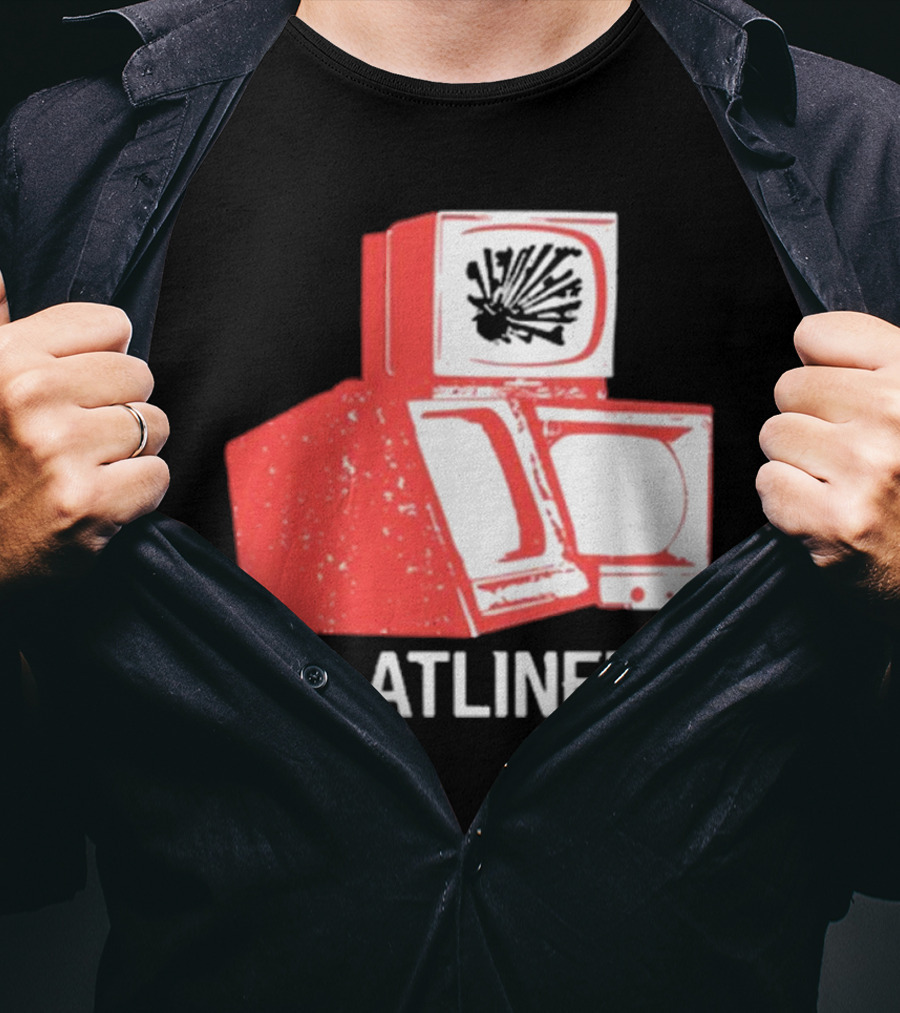 The Flatliners Stacked Static Television Screens T-Shirt