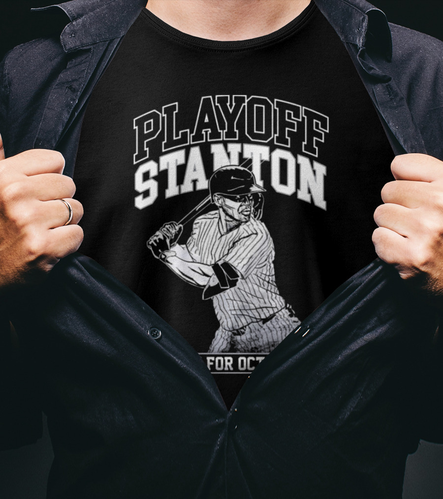 Playoff Stanton Built For October Giancarlo Stanton T-Shirt