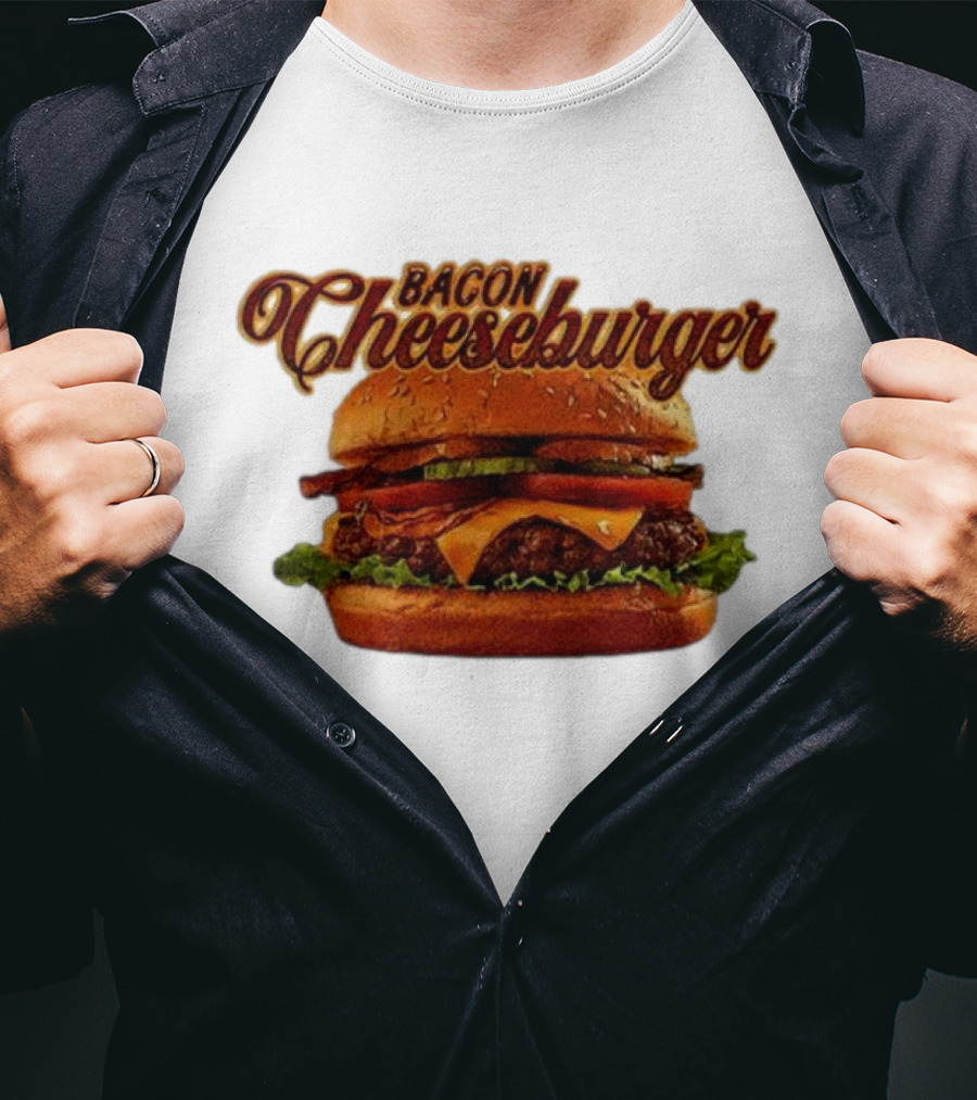 Bacon Cheeseburger Classic Stack T-Shirt
