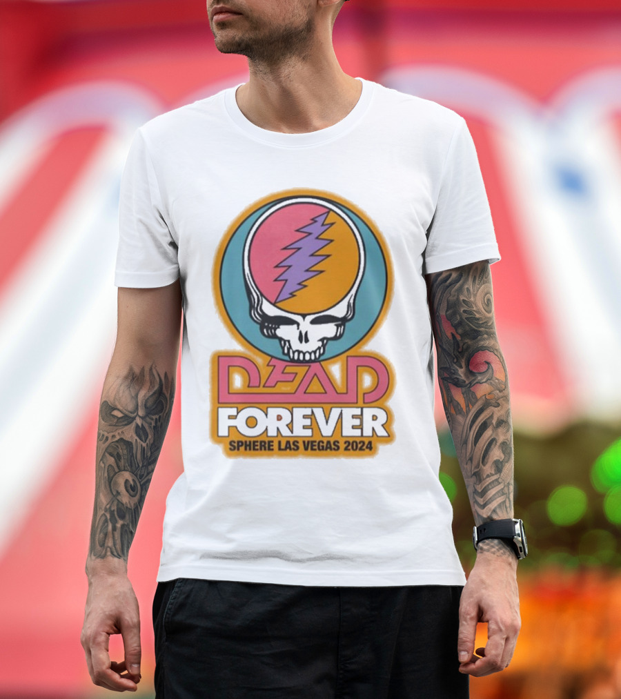 Dead and Company Dead Forever Skull Sphere Las Vegas T-Shirt
