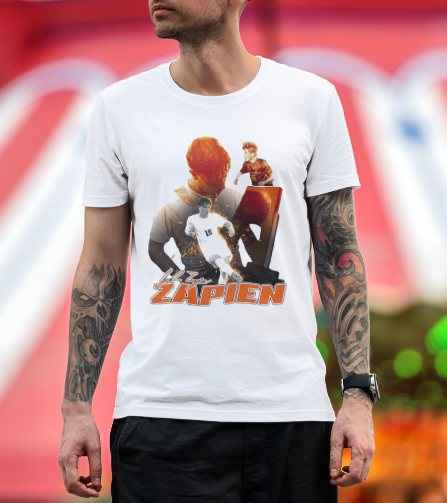 Jacob Zapien Soccer Star Player Signature and Trophy T-Shirt