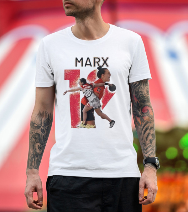 Premium T-Shirt: Marx Number 12 Madyson Signature Bowling Action T-Shirt Marx Number 12 Madyson Signature Bowling Action T-Shirt
