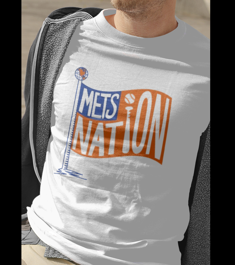 Mets Nation Flag New York Mets Baseball Team T-Shirt
