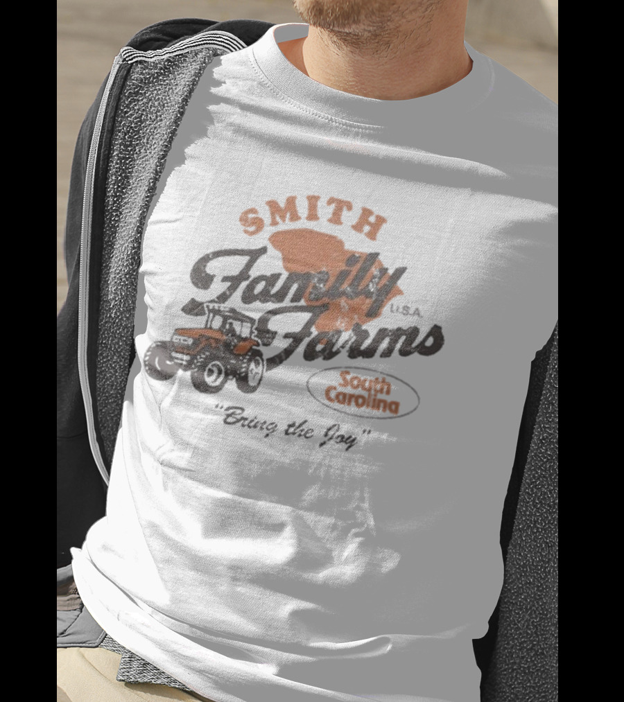 Smith Family Farms USA Bring The Joy South Carolina Tractor T-Shirt