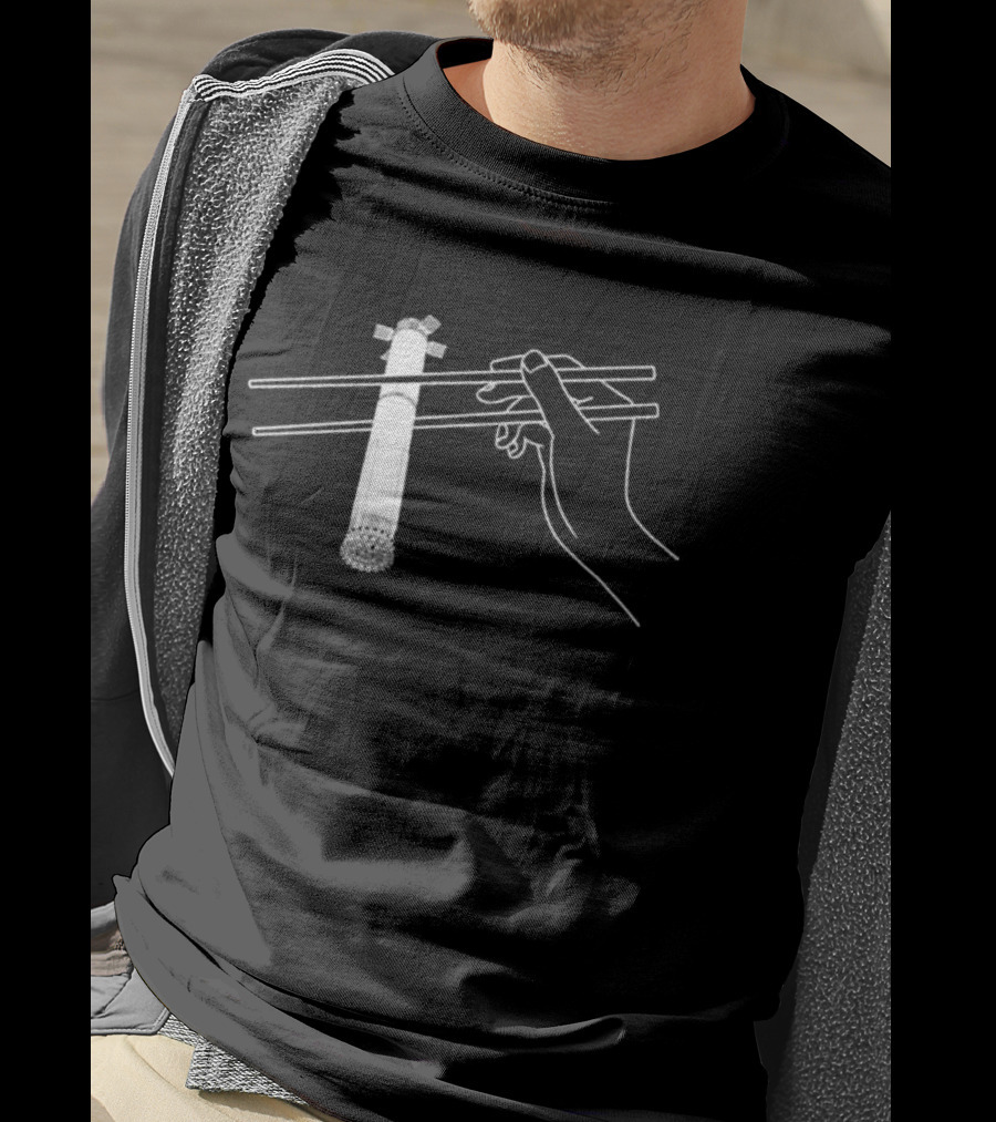 SpaceX Super Heavy Starship Booster 12 Held By Chopsticks T-Shirt