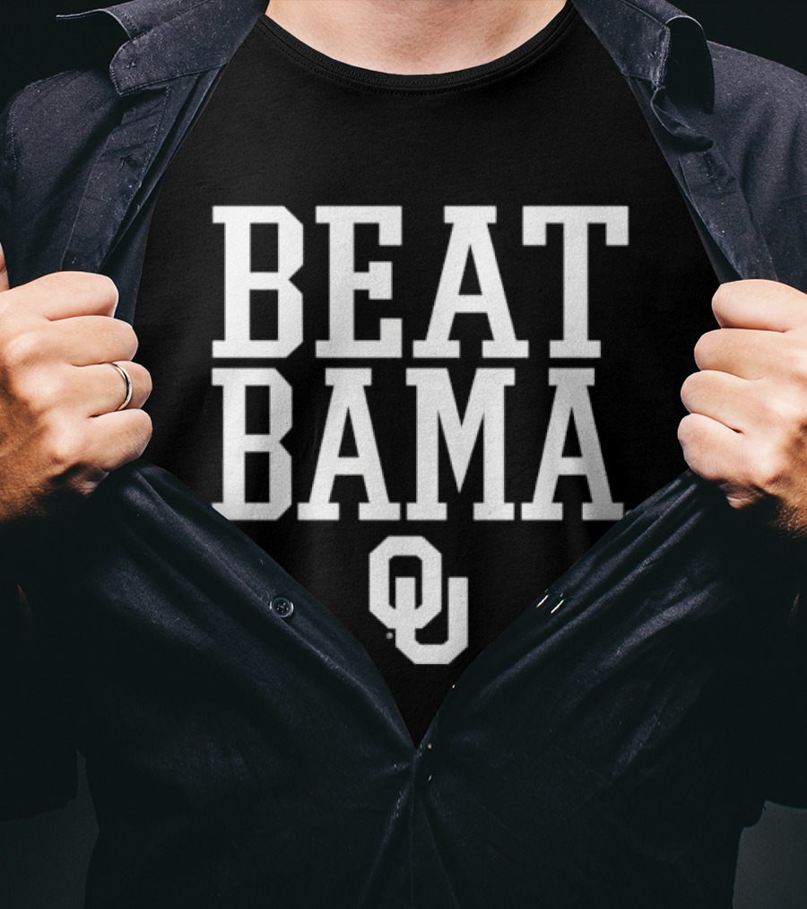 BEAT BAMA OU Oklahoma Sooners T-Shirt