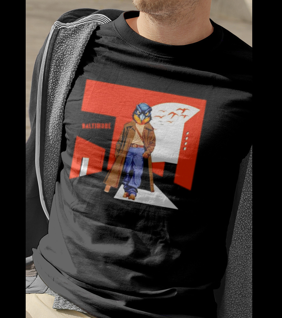 Baltimore Orioles The Wire Parody Owl T-Shirt