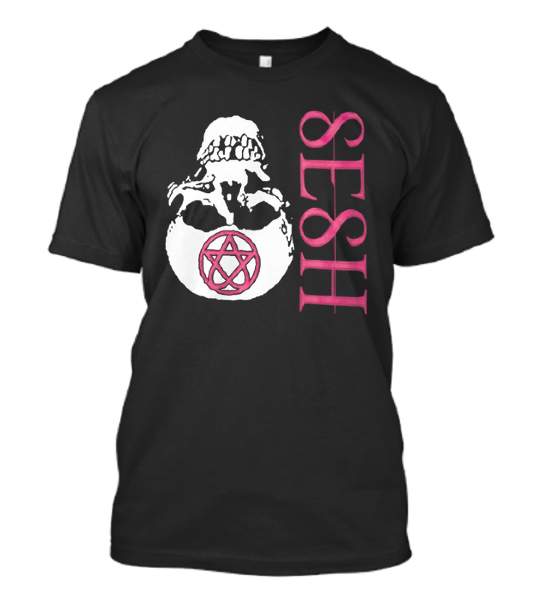 Teamsesh Merch Seshagram Skull Pentacle SESH T-Shirt