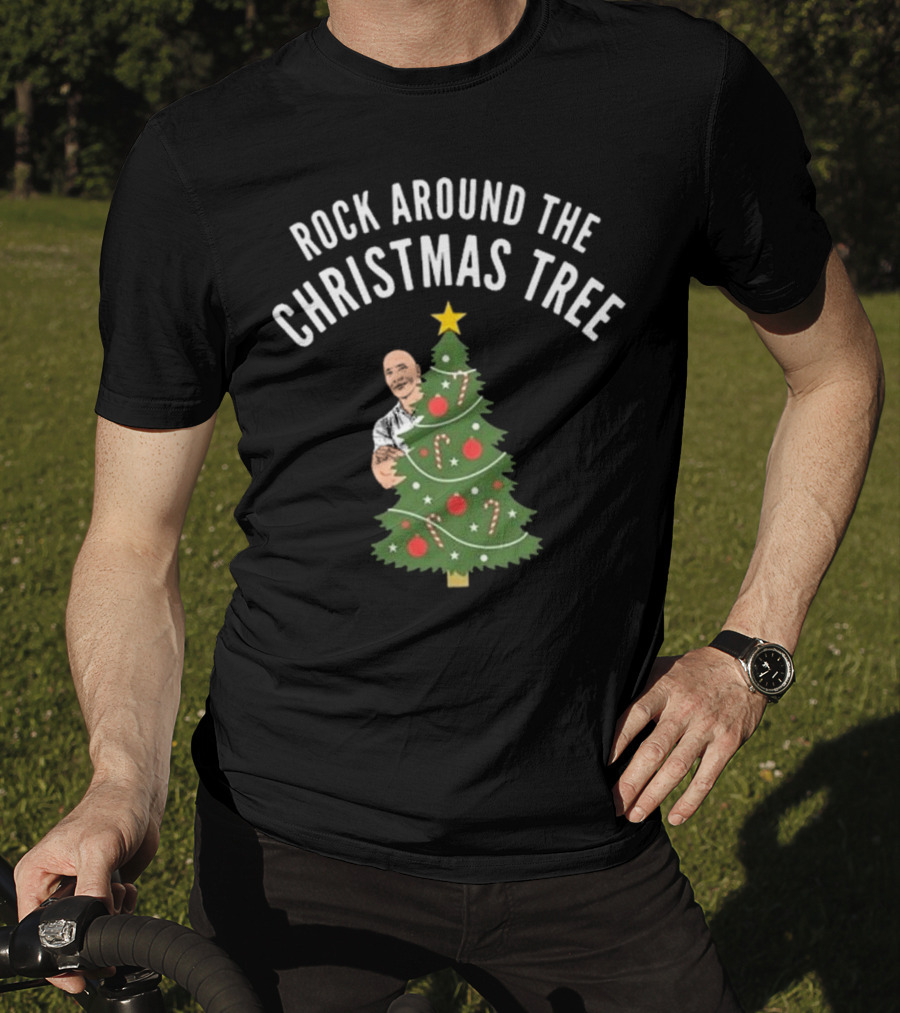 Rock Around The Christmas Tree Merry Christmas T-Shirt