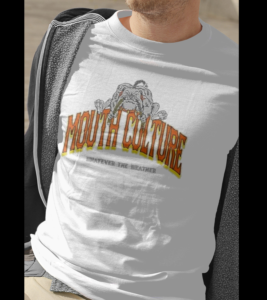 Mouth Culture Whatever The Weather Bulldog T-Shirt