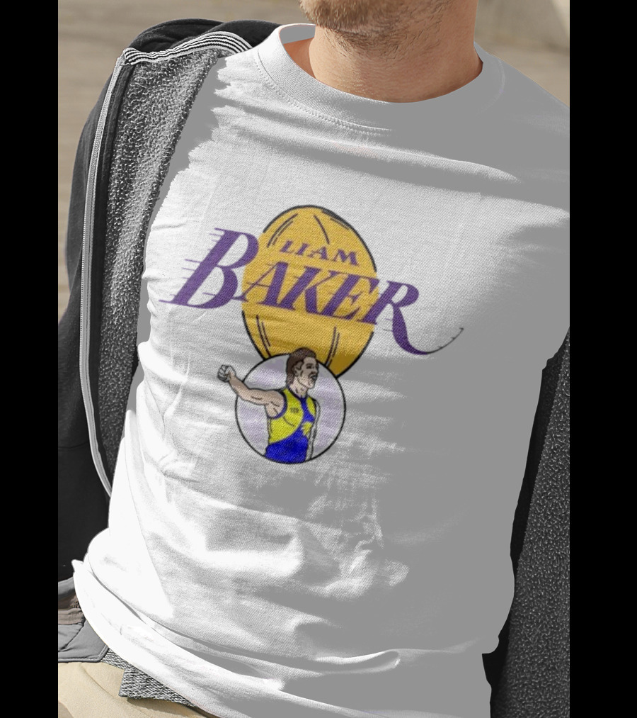 Liam Baker West Coast Eagles Australian Rules Football Themed T-Shirt