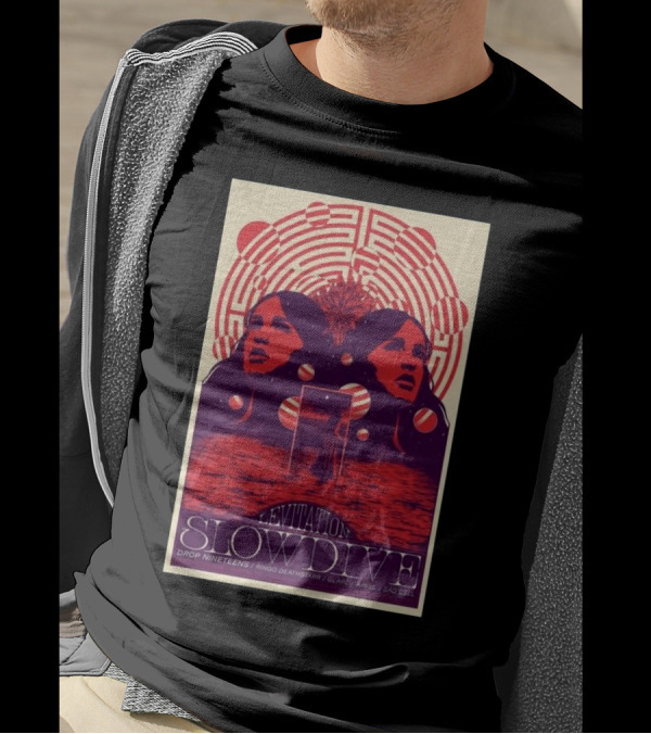Levitation Austin November 3 2024 SlowDive Drop Nineteens Ringo Deathstarr Glaive Ariel SLO Cell T-Shirt