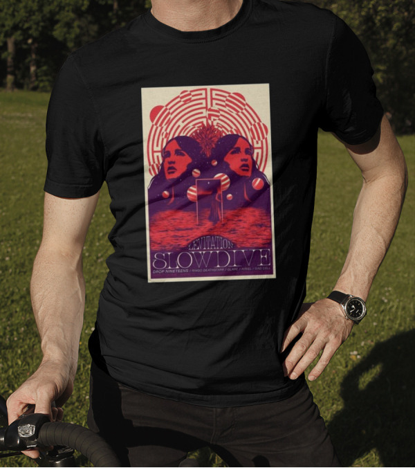 Levitation Austin November 3 2024 SlowDive Drop Nineteens Ringo Deathstarr Glaive Ariel SLO Cell T-Shirt