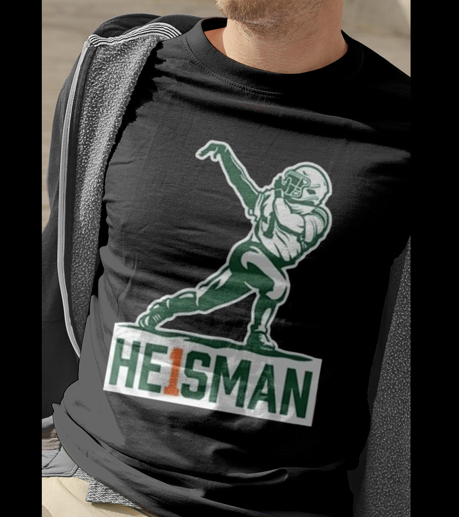 Cam HE1SMAN Football Heisman Pose T-Shirt
