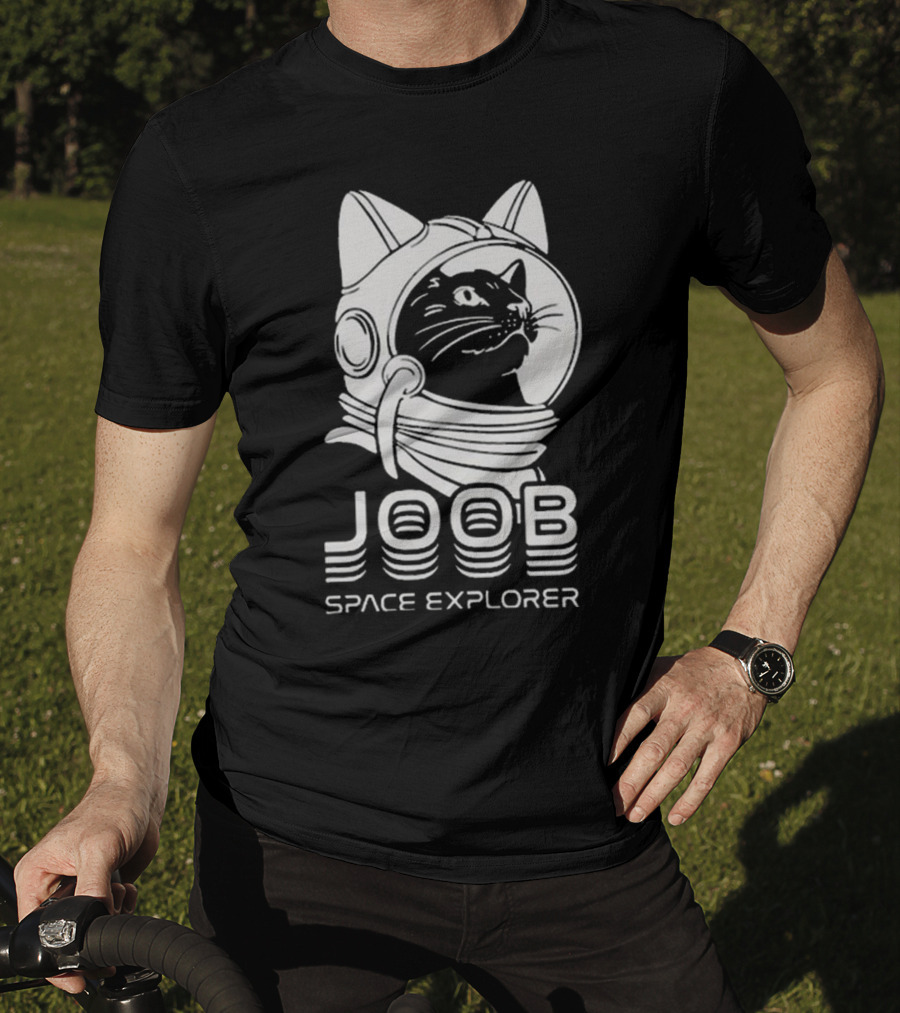 Evan And Katelyn Joob Cat Astronaut Space Explorer T-Shirt