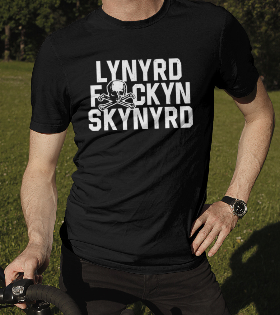 Lynyrd Fckyn Skynyrd Skull Crossbones T-Shirt