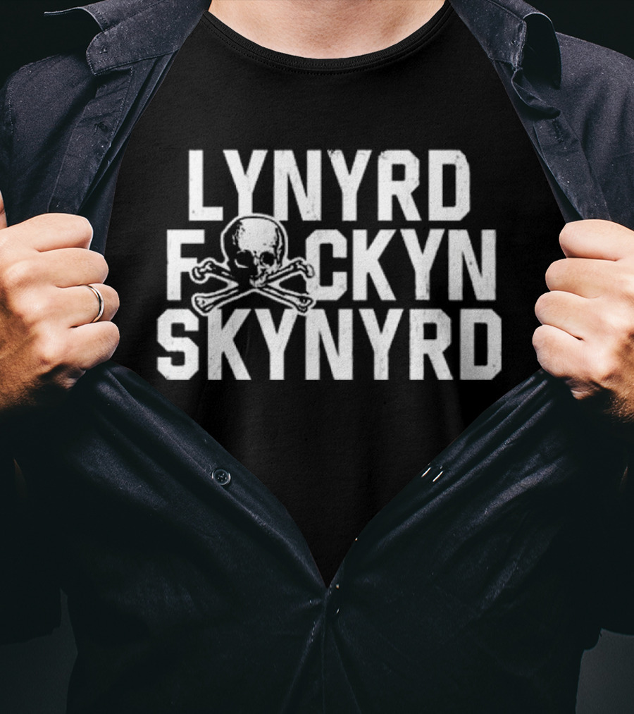 Lynyrd Fckyn Skynyrd Skull Crossbones T-Shirt