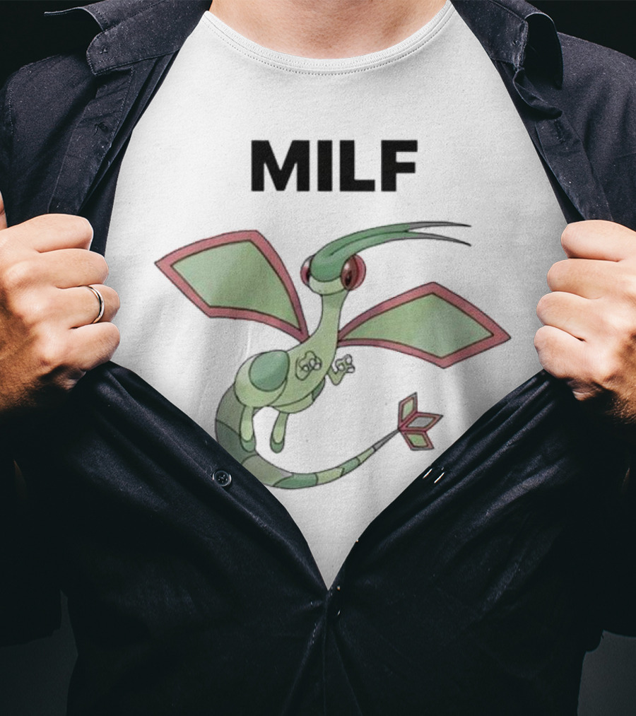 MILF Man I Love Flygon Pokémon Fan Humor T-Shirt