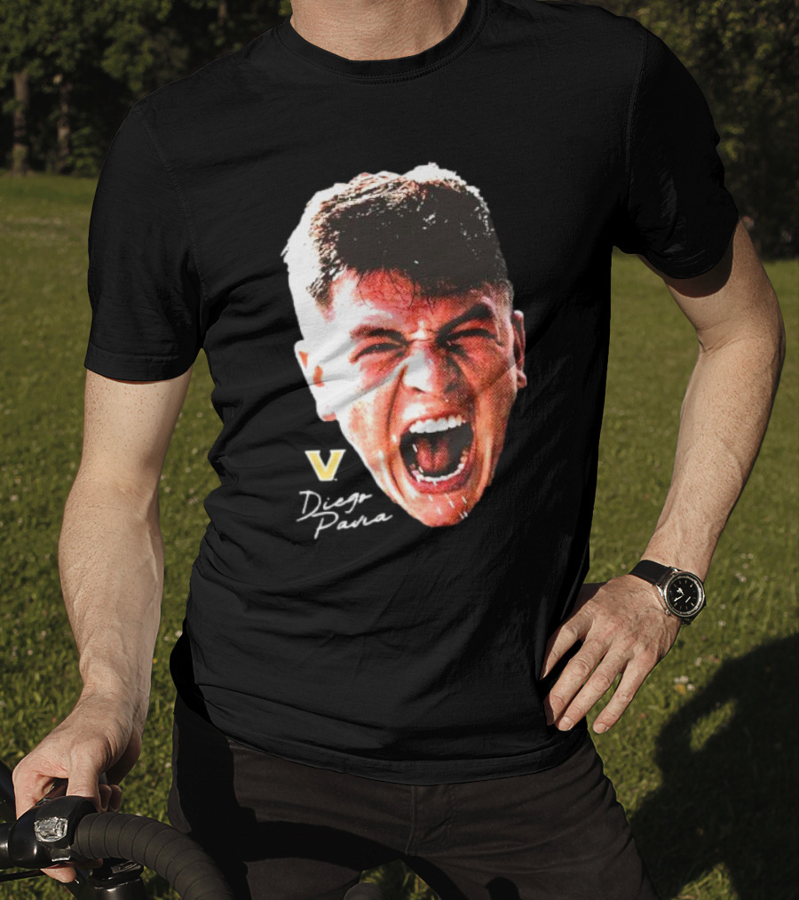 Diego Pavia Vanderbilt Commodores Signature Swag Head T-Shirt